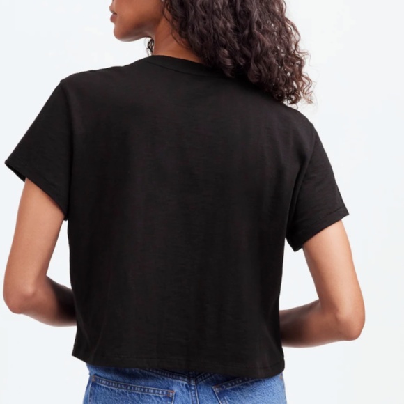 Madewell Black Short Sleeve Tee - Picture 2 of 5